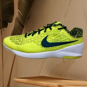 Nike Zoom Cage 2 Athletic Shoes Mens Sz 11 1/2 Yellow L.10.2 Sporty Tennis